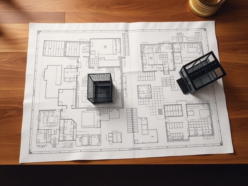 Architectural blueprint